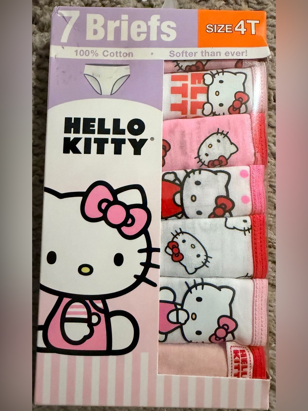 Hello Kitty Girls' Cotton Briefs - 7 Pack